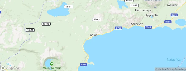 Ahlat, Turkey Map