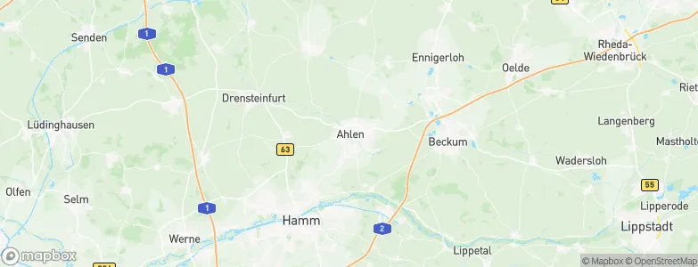 Ahlen, Germany Map