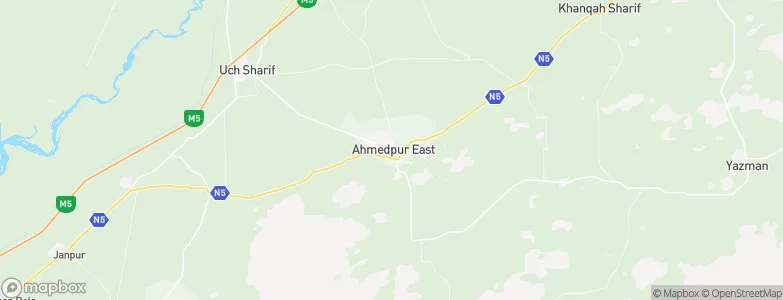 Ahmadpur East, Pakistan Map