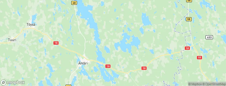 Ähtäri, Finland Map