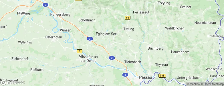 Aicha vorm Wald, Germany Map