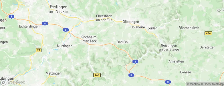 Aichelberg, Germany Map