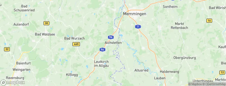 Aichstetten, Germany Map