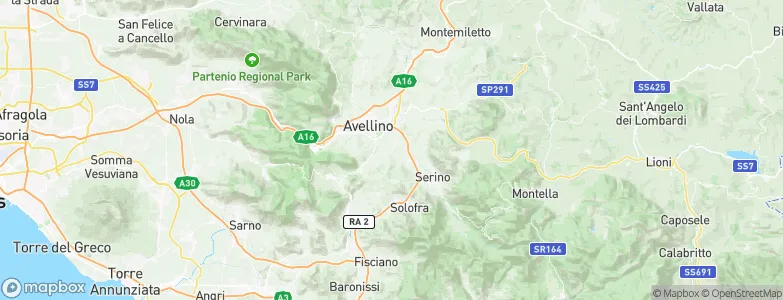 Aiello del Sabato, Italy Map