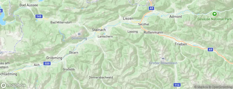 Aigen im Ennstal, Austria Map