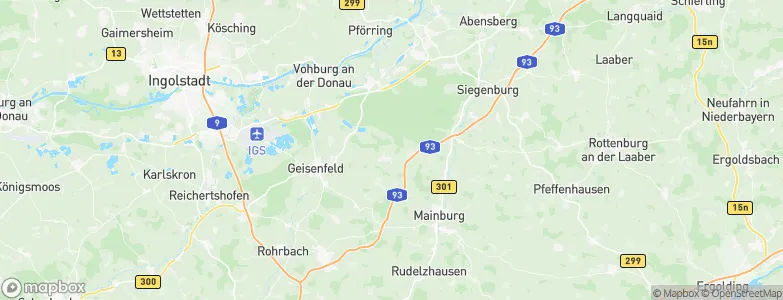 Aiglsbach, Germany Map