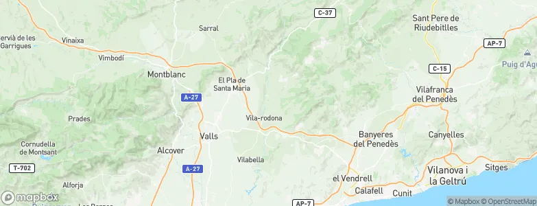 Aiguamúrcia, Spain Map