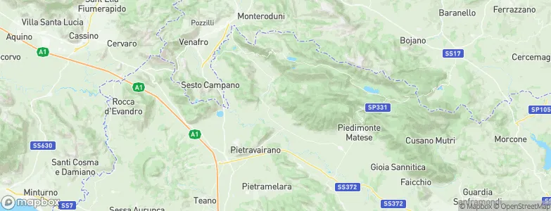 Ailano, Italy Map