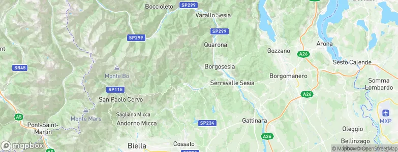 Ailoche, Italy Map
