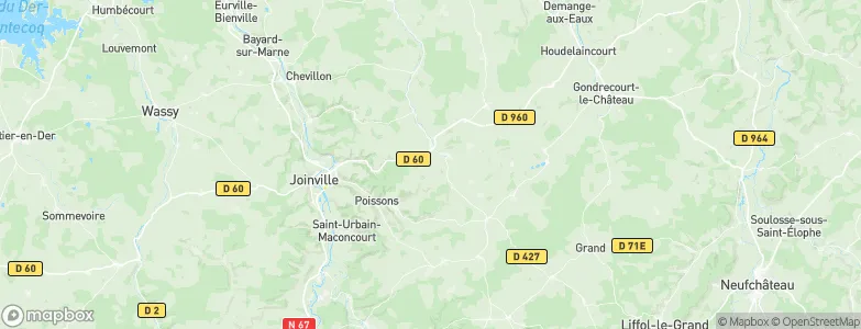 Aingoulaincourt, France Map