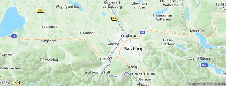 Ainring, Germany Map