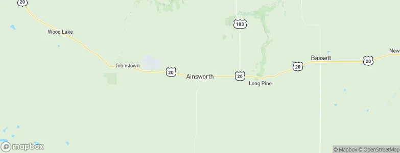 Ainsworth, United States Map
