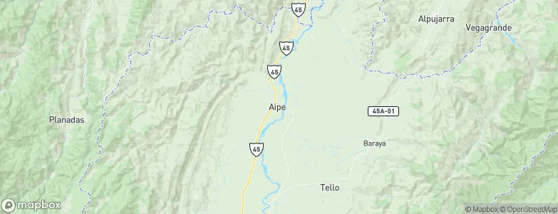 Aipe, Colombia Map