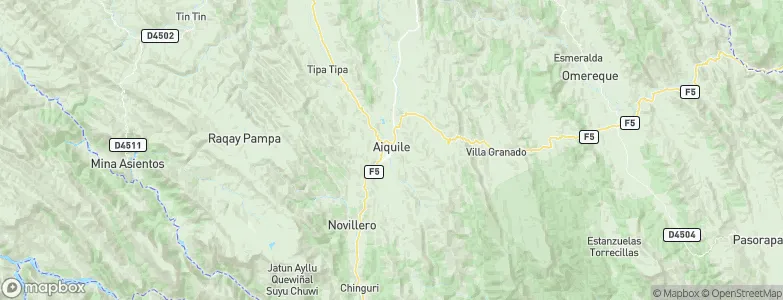 Aiquile, Bolivia Map