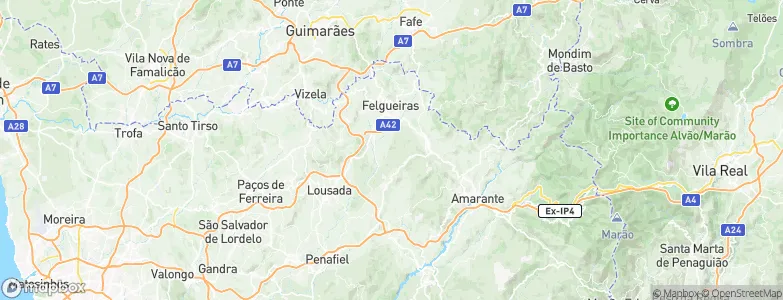 Airães, Portugal Map