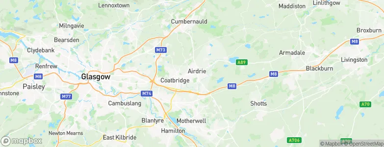 Airdrie, United Kingdom Map