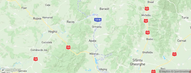 Aita Mare, Romania Map