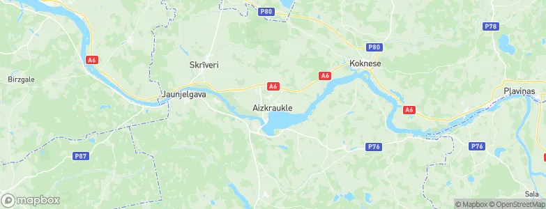 Aizkraukle, Latvia Map