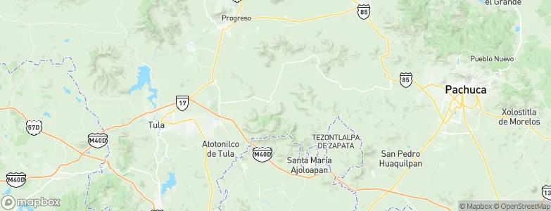 Ajacuba, Mexico Map