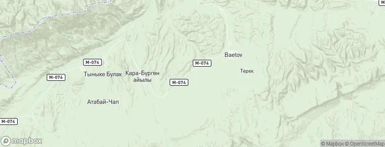 Ak-Chiy, Kyrgyzstan Map