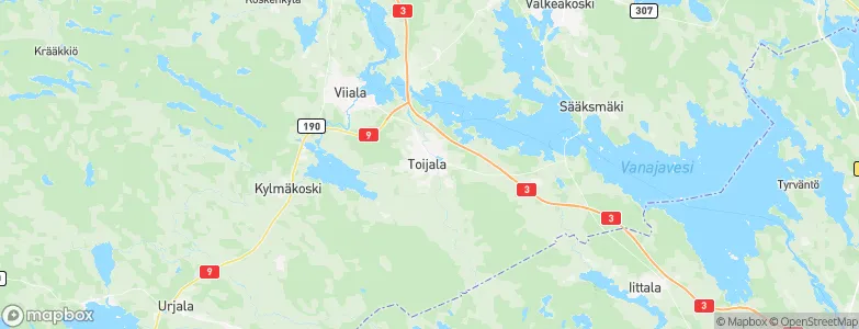 Akaa, Finland Map