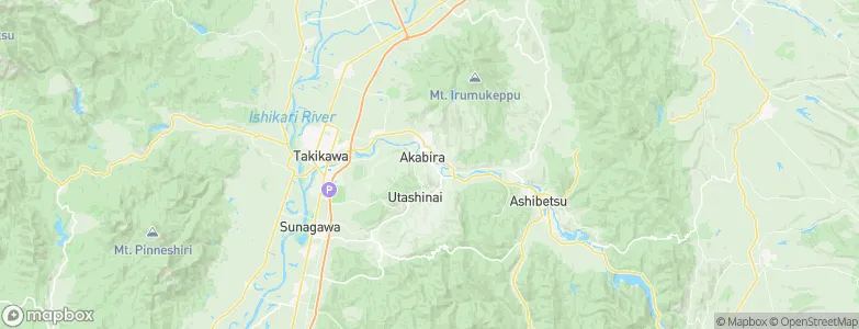 Akabira, Japan Map