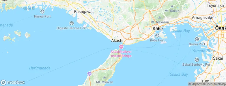 Akashi, Japan Map