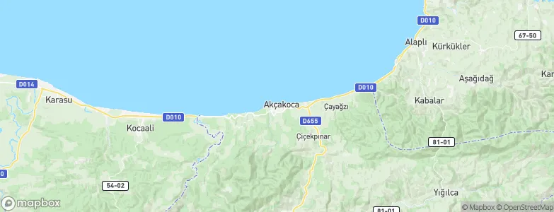 Akçakoca, Turkey Map