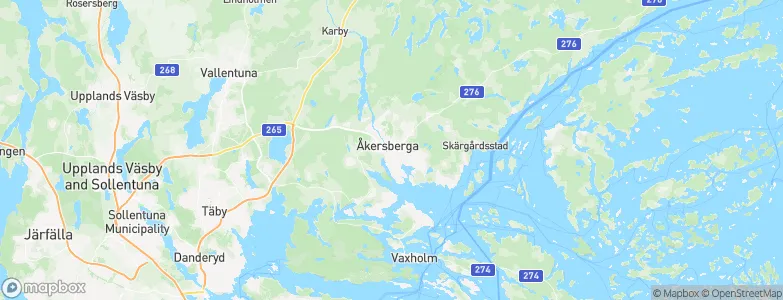 Åkersberga, Sweden Map