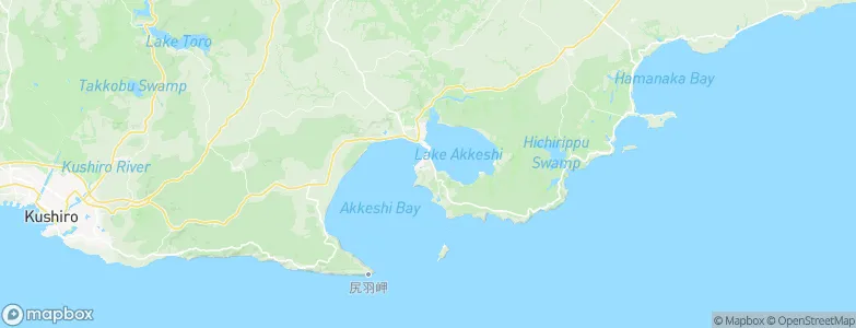 Akkeshi, Japan Map