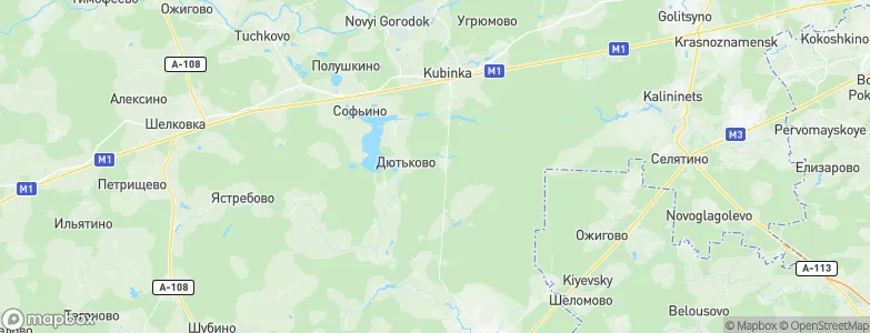 Akulovo, Russia Map