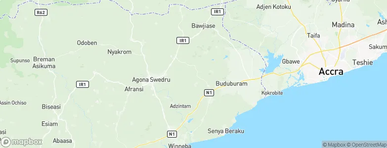 Akwechi, Ghana Map
