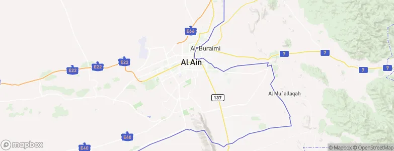 Al Ain, United Arab Emirates Map