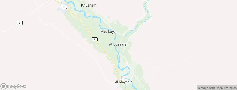 Al Buşayrah, Syria Map
