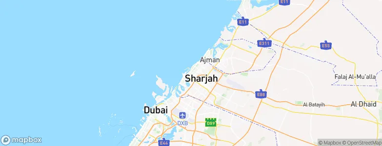 Al Ghuwair, United Arab Emirates Map