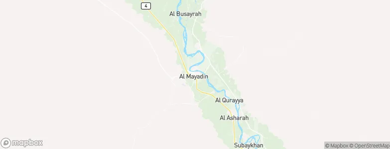 Al Mayādīn, Syria Map