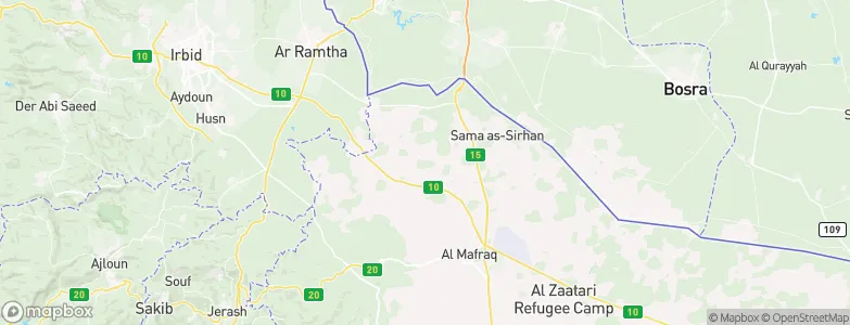 Al Ḩamrā’, Jordan Map