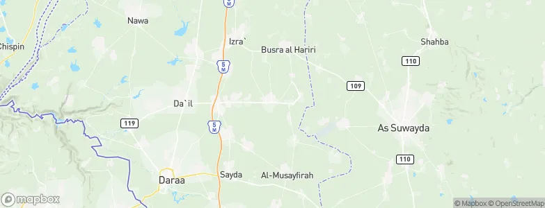 Al Ḩarāk, Syria Map