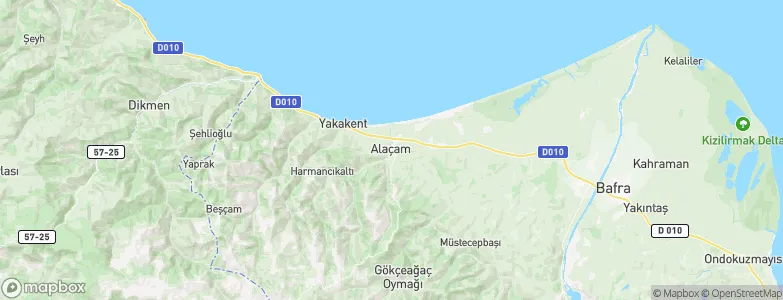 Alaçam, Turkey Map