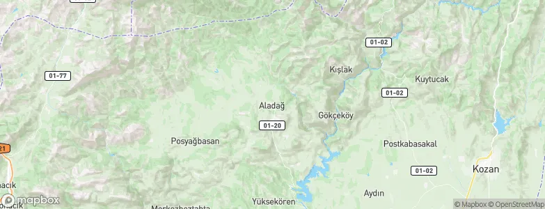 Aladağ, Turkey Map