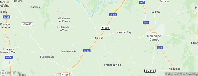 Alaejos, Spain Map