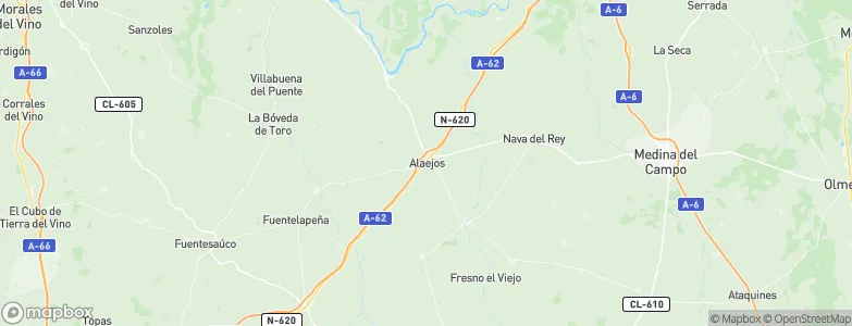 Alaejos, Spain Map