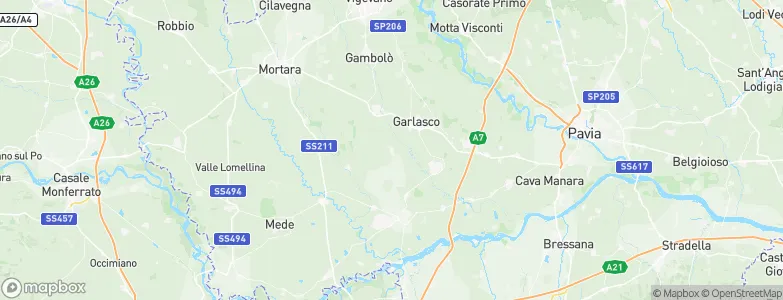 Alagna, Italy Map