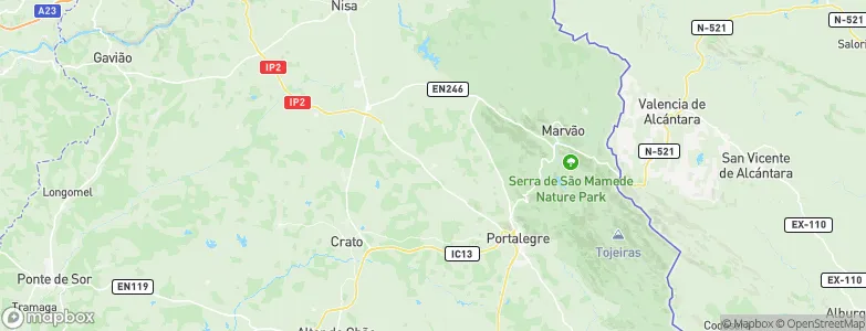 Alagoa, Portugal Map