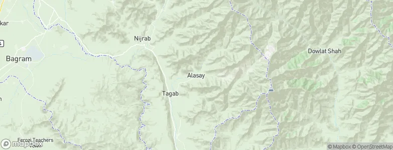 Alah Sāy, Afghanistan Map
