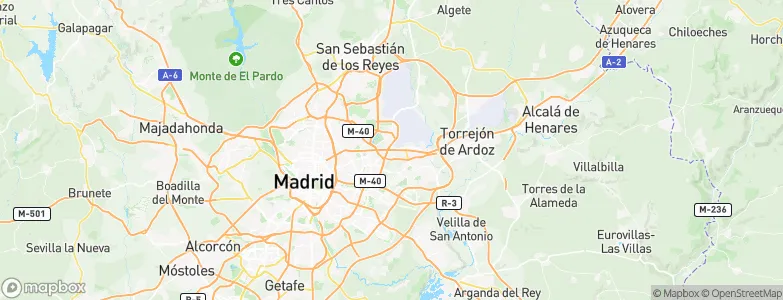 Alameda de Osuna, Spain Map