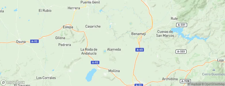 Alameda, Spain Map