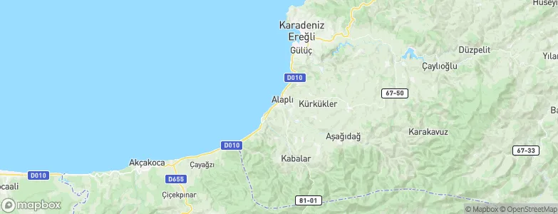 Alaplı, Turkey Map