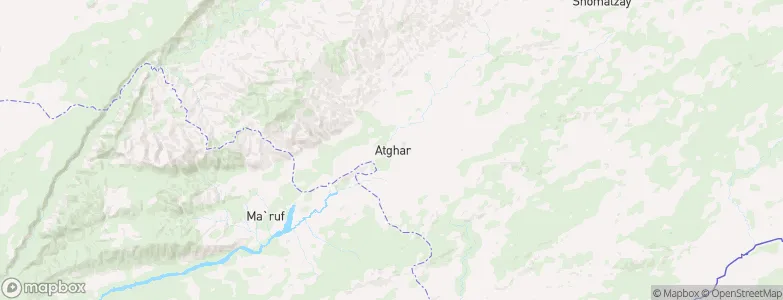 ‘Alāqahdārī Aṯghar, Afghanistan Map