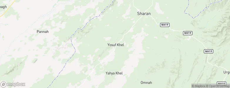 ‘Alāqahdārī Yōsuf Khēl, Afghanistan Map